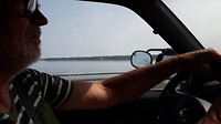 Rijden langs het Saimmameer
