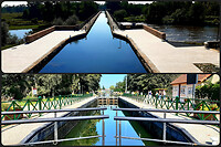 Digoin, iets aparts. Een kanaal over de Loire!