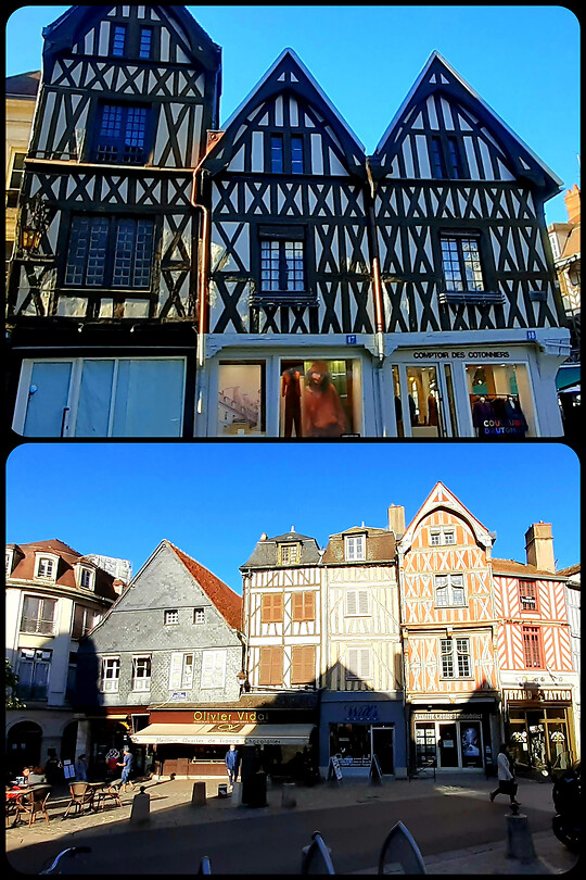 Auxerre,  mooie gevels