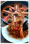 Rosas, heerlijk paella gegeten
