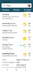 Het weer deze week