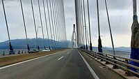 Patras, de tolbrug over over de Peloponnesos