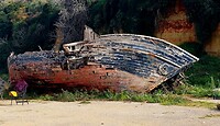 Pylos, wtak een de jachthaven