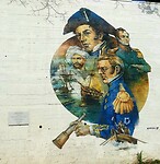 Pylos, muurschildering met iets van Napoleon