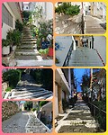 Koroni, ook hier veel trapstraatjes