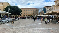 Nafplio, het grote plein