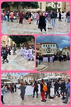 Nafplio, demonstratie, was iets feministisch