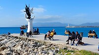 Kusadasi, hand vol vogels