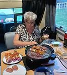 Kusadasi, voorbereiding voor de bbq