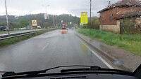 Onderweg, wat een weer