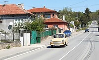 Bulgarije, een nog rijdend Trabantje
