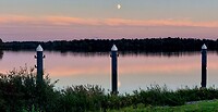 Thorn, zonsondergang bij de Maas