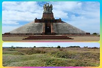 Oorlogsmonument met loopgraven 1914-1918