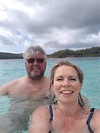Jut en Juul in het water. Heerlijk.