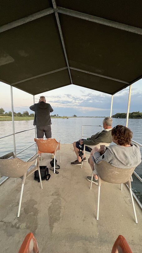 Sunset cruise uitzicht