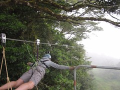 Head first van de Superman zipline