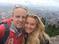 Het uitkijkpunt in Bogota
