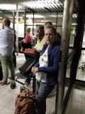 Even wachten bij de gate