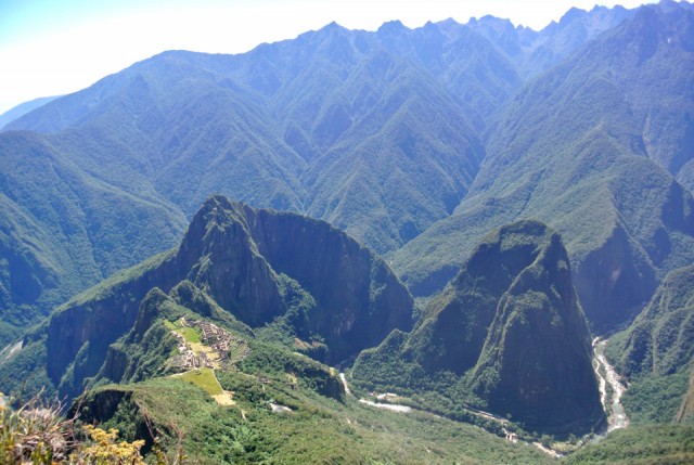 zo hooooooog op Machu Picchu Mountain