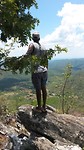 Uitzicht na een lange wandeling met dokter Anna en gids/verpleegkundestudent Sydney