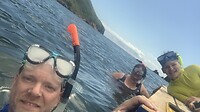 Snorkelen in de baai van Porto Pim