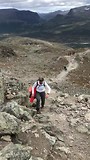 Klauteren richting de top.