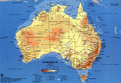 map Australia