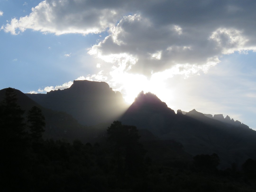 Uitzicht op Drakensberg