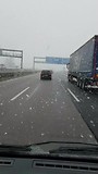 Sneeuw onderweg