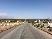 Uitzicht over Palm Springs