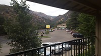 Cedar Lodge vanaf balkon