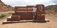 Ingang Capitol Reef