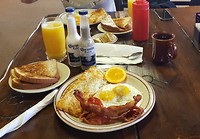 Ontbijt in Hanksville