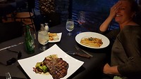T -bone en pasta