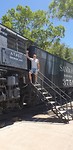 Een hele oude trein