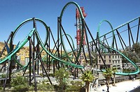 Één van Milan’s bucket list (Six Flags Magic Mountain)
