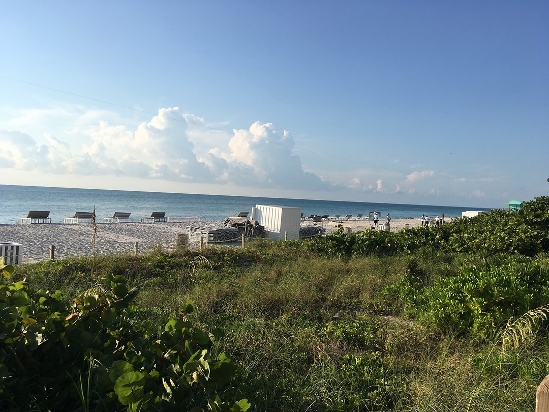 Miami Beach in de vroege ochtend
