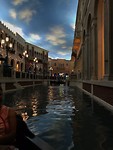 Mooie (kunstmatige) wolken binnen in het Venetian hotel