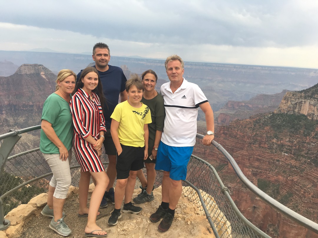 Groepsfoto Grand Canyon