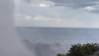 Enorme regenbui in the Grand Canyon