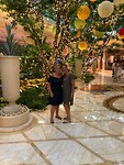 De dames in het Wynn hotel