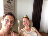 In de VIP stoelen richting Koh Phangang