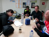 ontbijt met andere reizigers