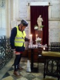 kaarsje opsteken in Vendome