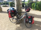 Even rust voor de fiets.. Ja morgen gaan we je ketting smeren