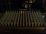 Kaarsje in Pamplona
