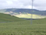 Windmolens in Spaans landschap