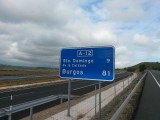 Morgen bezoeken wel Burgos... maar wij gaan niet via de snelweg