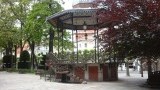 Kiosk in het park