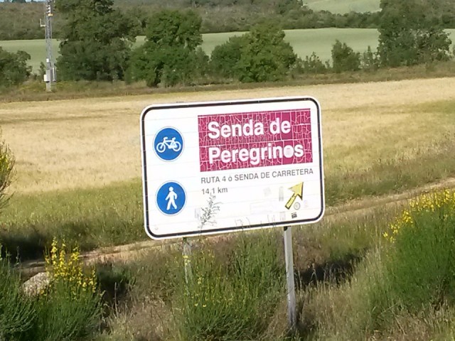 Soms kruisen  we de wegen van de wandelaars